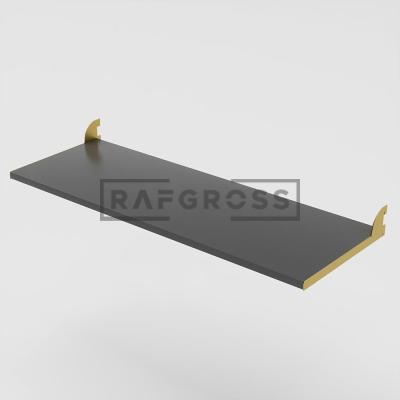 Askılık Sistemi Ahşap Raf 60 cm – Dikmeye Geçmeli Raf – Metal Destekli Mağaza & Butik Raf Sistemi -03