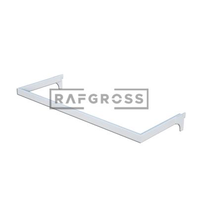 Askılık Sistemi U Askı 60 cm – Dikmeye Geçmeli Metal Askı Aparatı – Mağaza & Butik Askılık Ekipmanı