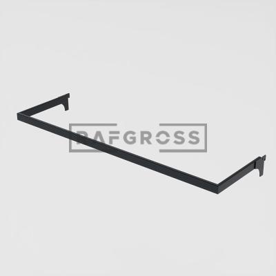 Askılık Sistemi U Askı 60 cm – Dikmeye Geçmeli Metal Askı Aparatı – Mağaza & Butik Askılık Ekipmanı-02
