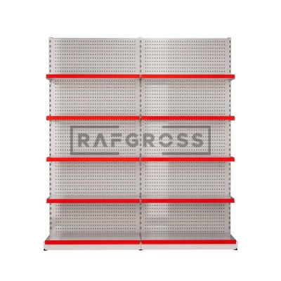 Delikli Duvar Market Rafı 30x185x220 cm – Market Raf Sistemi Duvar Reyonu-02