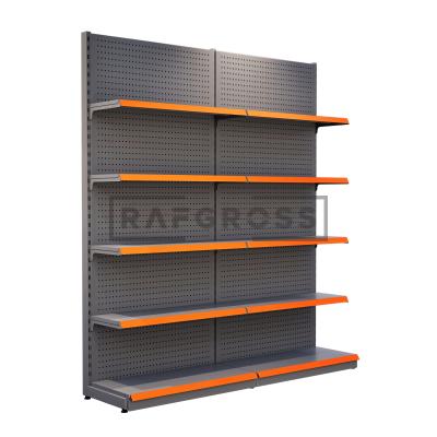Delikli Duvar Market Rafı 30x185x220 cm – Market Raf Sistemi Duvar Reyonu-01