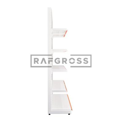 Delikli Duvar Market Rafı 30x90x220 cm – 4 Raflı Market Raf Sistemi Duvar Reyonu-02