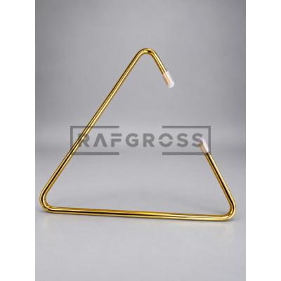 Gold Metal Şal ve Eşarp Askısı 10’lu Paket – Üçgen Tasarım Fular ve Kravat Askılığı