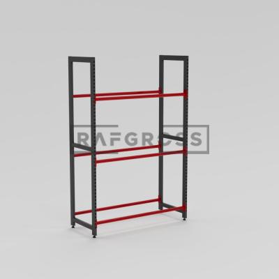 LASTİK DEPOLAMA RAFI,OTO LASTİK RAFI,LASTİK İSTİFLEME RAFI-50X125X200 CM