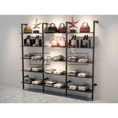 285x250 cm Duvara Monte Modüler Mağaza Raf Sistemi | 15 Raflı Metal Butik Rafı | 30x90 cm Raflı Giyinme Odası ve Showroom Raf Ünitesi285x250 cm Duvara Monte Modüler Mağaza Raf Sistemi | 15 Raflı Metal Butik Rafı | 30x90 cm Raflı Giyinme Odası ve Showroom Raf Ünitesi-182