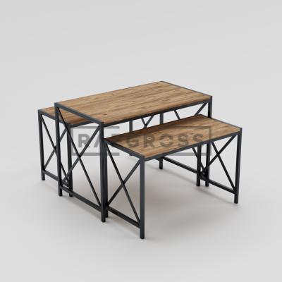 Butik Standı Karşılama Standı – Aksesuar Standı 3 Parça Metal Stand – Mağaza ve Butik İçin Ürün Sergileme Standı