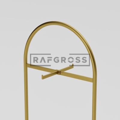 Oval Butik Stand 200 cm – Metal Askılık Stand| Mağaza ve Giyim Askı Standı-01